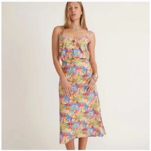 Marine Layer Multicolor Tropical Skirt Set